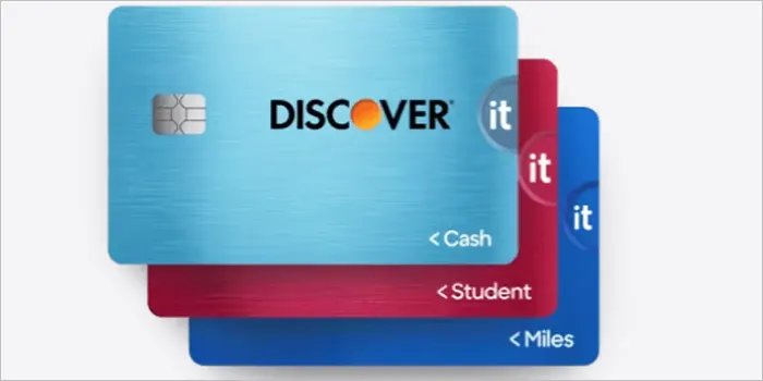 discoverのクレジットカード
