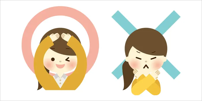 女性のイラスト