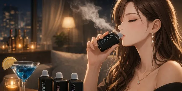 ICEBERG Dispo2を吸う女性