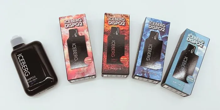 ICEBERG Dispo2のデバイスとフレーバー