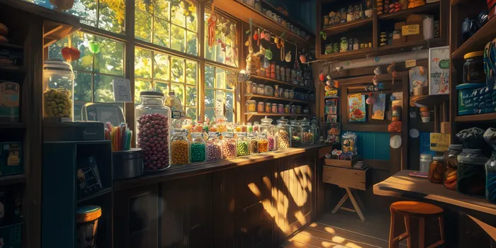 海外のお店の店内